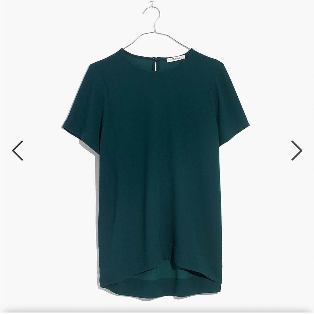 Madewell Dark Green Blouse